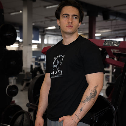Men's Bodybuilding Shirt Schwarz - I believe in fitness