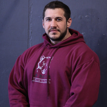 Men's Hoodie La Bestia Schwarz - I believe in fitness